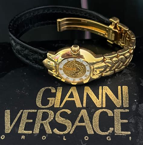 18k versace watch|Gianni Versace Atelier, 18K Gold, Limited Edition Of 300..